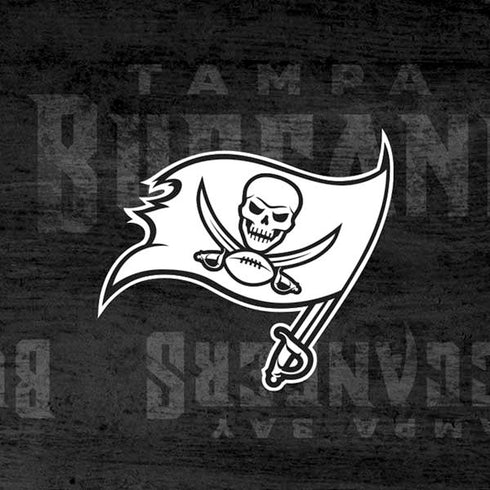 NFL Tampa Bay Buccaneers Black & White Moto E5 Play Skin